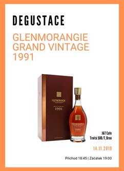 Degustace Glenmorangie Grand Vintage 1991