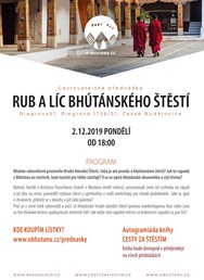 Rub a líc bhútánského štěstí - České Budějovice