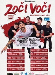 Movember Tour 2019 (Zoči Voči, Náhodný Výběr, Madam Royal)