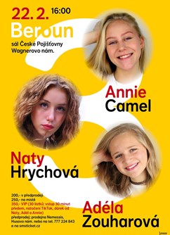 Koncert Naty Hrychová, Annie Camel a Adéla Zouharová