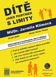 Dítě jako partner s limity - MUDr. Jarmila Klímová