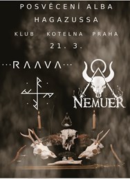 Svěcení alba Hagazussa - Raava a host Nemuer