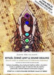 Rituál černé luny & sound healing (pro ženy)