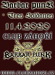 Barbar Punk + Tres Soldanos v Club Záhoří Prostějov