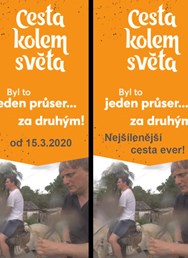 CESTA KOLEM SVĚTA, premiéra filmu s O.Sokolem a L.Pavláskem