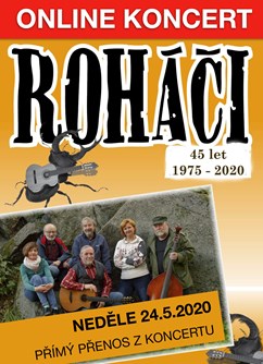 Online koncert kapely Roháči