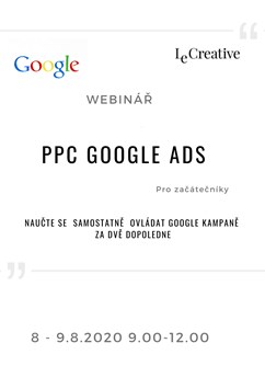 Webinář - PPC Google Ads