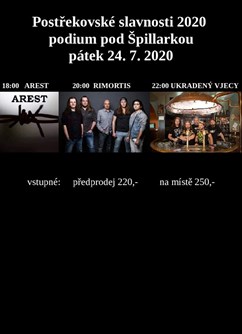 Postřekovská pouť - pátek (Arest, Rimortis, Ukradený vjecy)