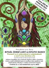 Rituál černé luny & estatic dance: zesil svou ženskou sílu