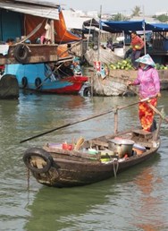 Mekong, delta. Co v deltě navštívit, život v deltě/Zdeněk P.