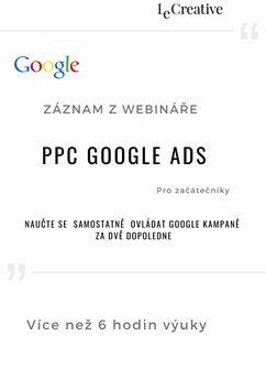 Záznam z webináře - PPC kampaně na Google Ads