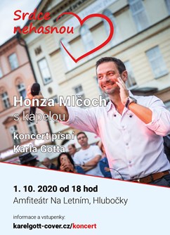 Srdce nehasnou, koncert Honzy Mlčocha s kapelou