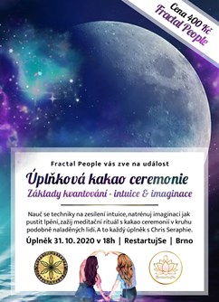 Úplňková kakao ceremonie: kvantování, intuice a imaginace