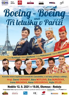 BOEING – BOEING aneb Tři letušky v Paříži