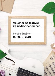 Poukaz na Hudební festival Znojmo 2021