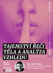 Webinář: Tajemství řeči těla a analýza vzhledu