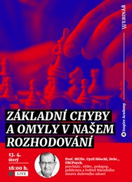 Webinář: Základní chyby a omyly v našem rozhodování