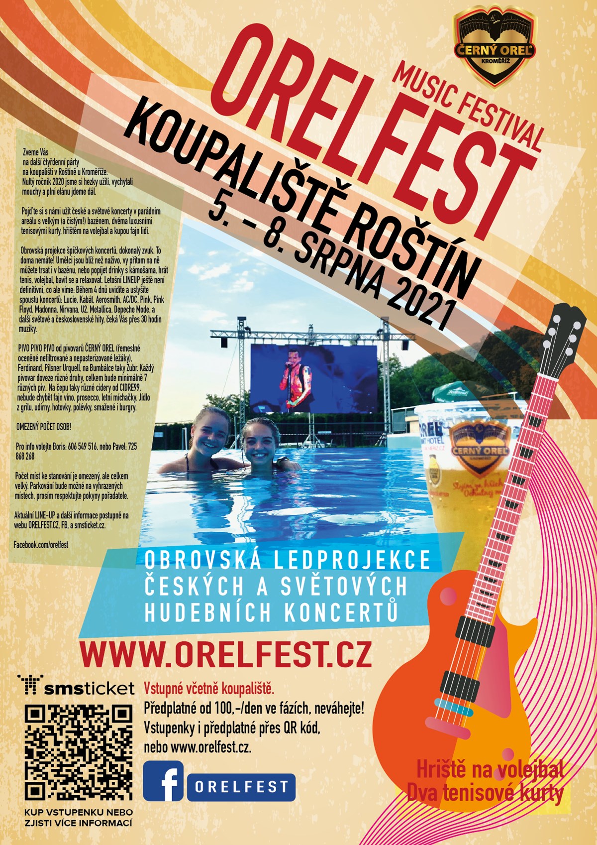 ORELFEST 2021- festival Roštín -Koupaliště Roštín, Roštín 291, Roštín