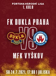 FK Dukla Praha - MFK Vyškov