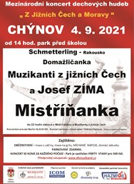 Mezinárodní koncert dechových hudeb Z jižních Čech a Moravy