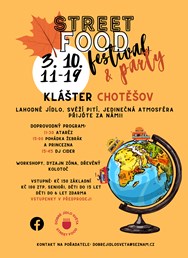 Dobré jídlo světa street food party Klášter Chotěšov