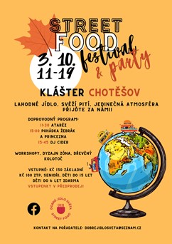 Dobré jídlo světa street food party Klášter Chotěšov