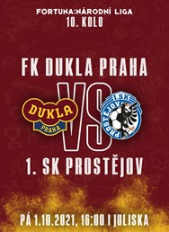 FK Dukla Praha - 1. SK Prostějov
