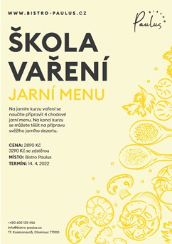 Škola vaření s Romanem Paulusem - Jarní menu