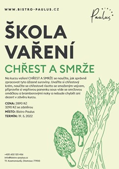 Škola vaření s Romanem Paulusem - Chřest a smrže