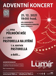 Adventní koncert sboru Lumír 2021