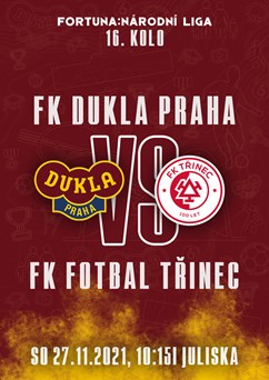 FK Dukla Praha - FK Fotbal Třinec