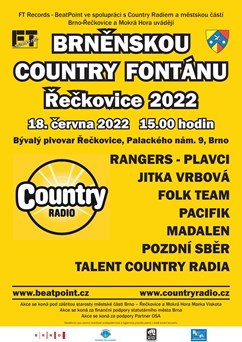 Brněnská Country fontána Řečkovice 2022