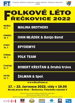 Malina Brothers - Folkové léto Řečkovice 2022