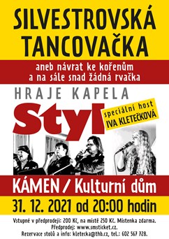 Silvestrovská tancovačka s kapelou Styl