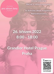 Konference pro zdraví ženy v Praze 2022