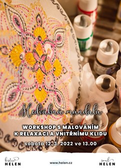 Hedvábná mandala - Workshop