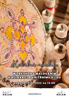 Hedvábná mandala - Workshop