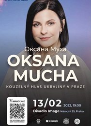 Oksana Mucha v Praze 