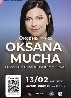 Oksana Mucha v Praze 