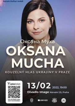 Oksana Mucha v Praze 