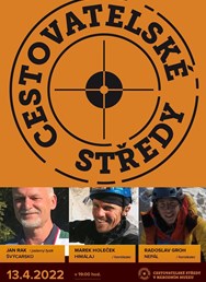 Cestovatelské středy: J. Rak, M. Holeček, R. Groh