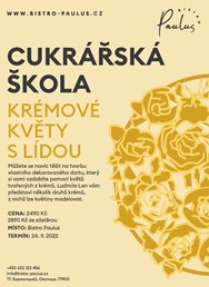 Cukrářská škola s Lídou   - KRÉMOVÉ KVĚTY