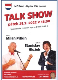 Talk show Milan Pitkin a Stanislav Hložek