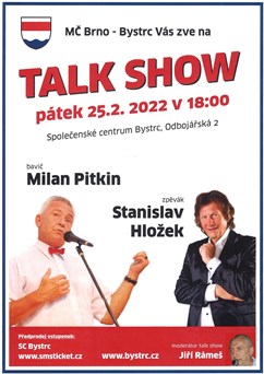 Talk show Milan Pitkin a Stanislav Hložek