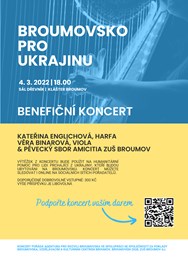 Benefiční koncert Broumovsko pro Ukrajinu