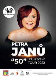 Koncert Petra Janů „50“ let na scéně tour 2022
