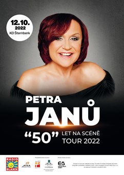 Koncert Petra Janů „50“ let na scéně tour 2022