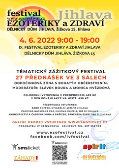 IX. Festival Ezoteriky a Zdraví Jihlava