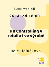SUHR webinář: HR Controlling v retailu i ve výrobě