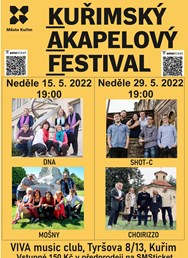 Kuřimský Akapelový Festival - DNA a Mošny